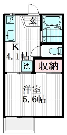 メゾン菊地の物件間取画像